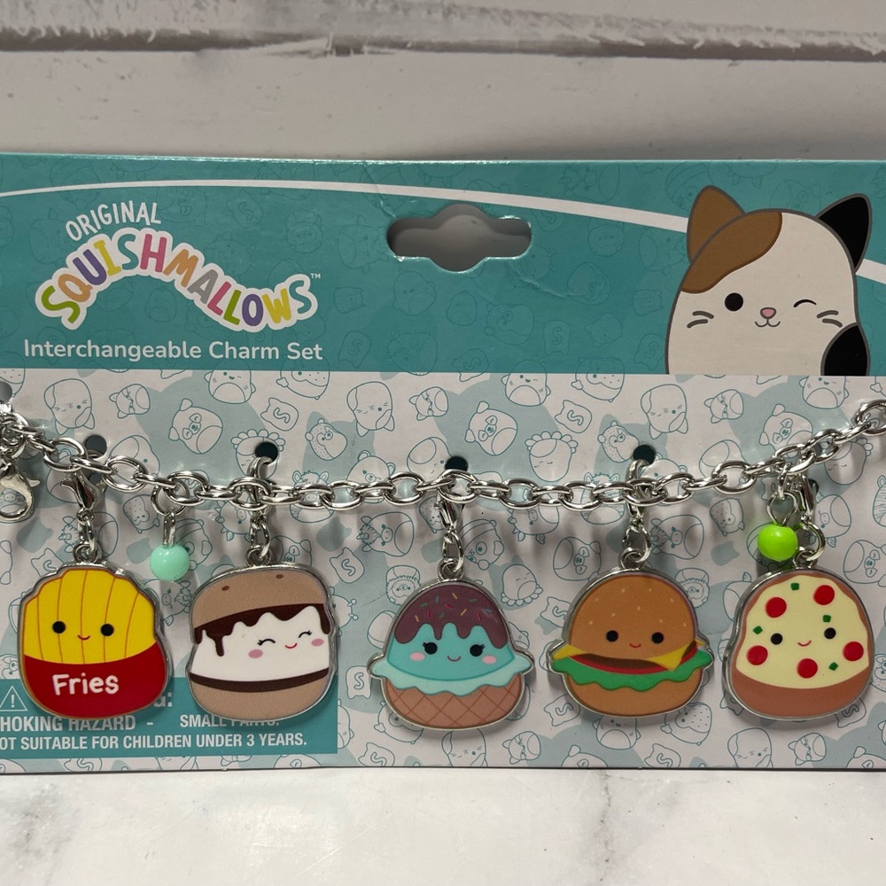 Squishmallows Food Charm Bracelet